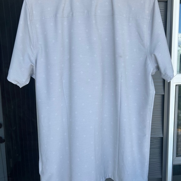 Vuori Light Gray Casual Button Down Shirt - Picture 6 of 9